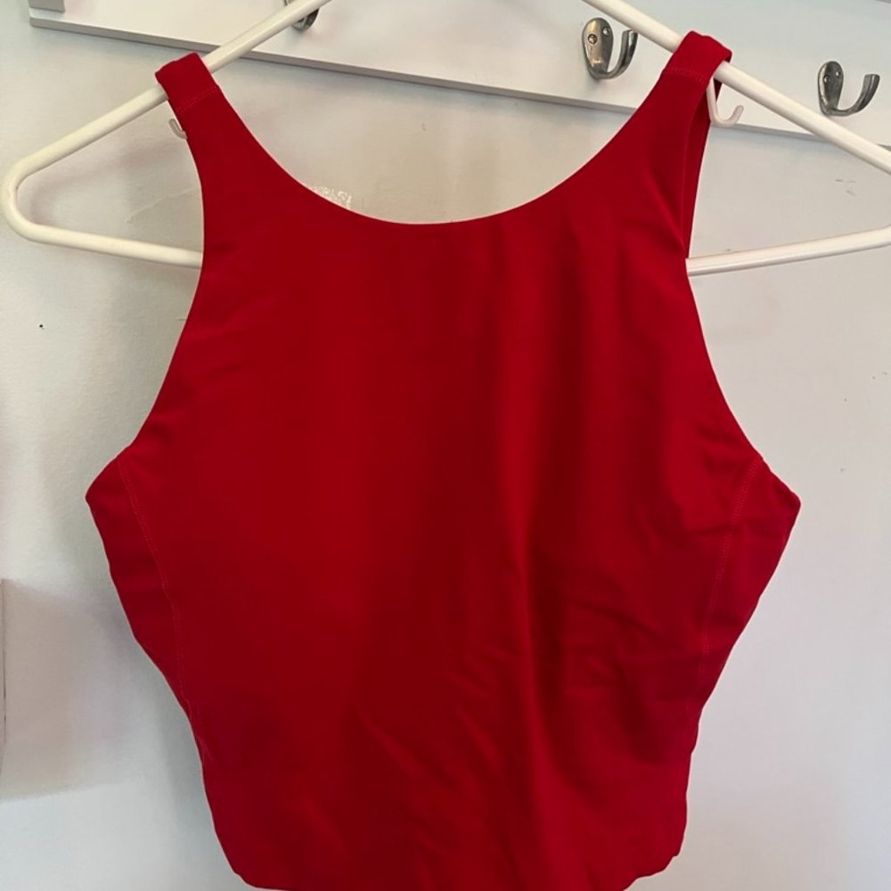 lululemon athletica Red Tank Top